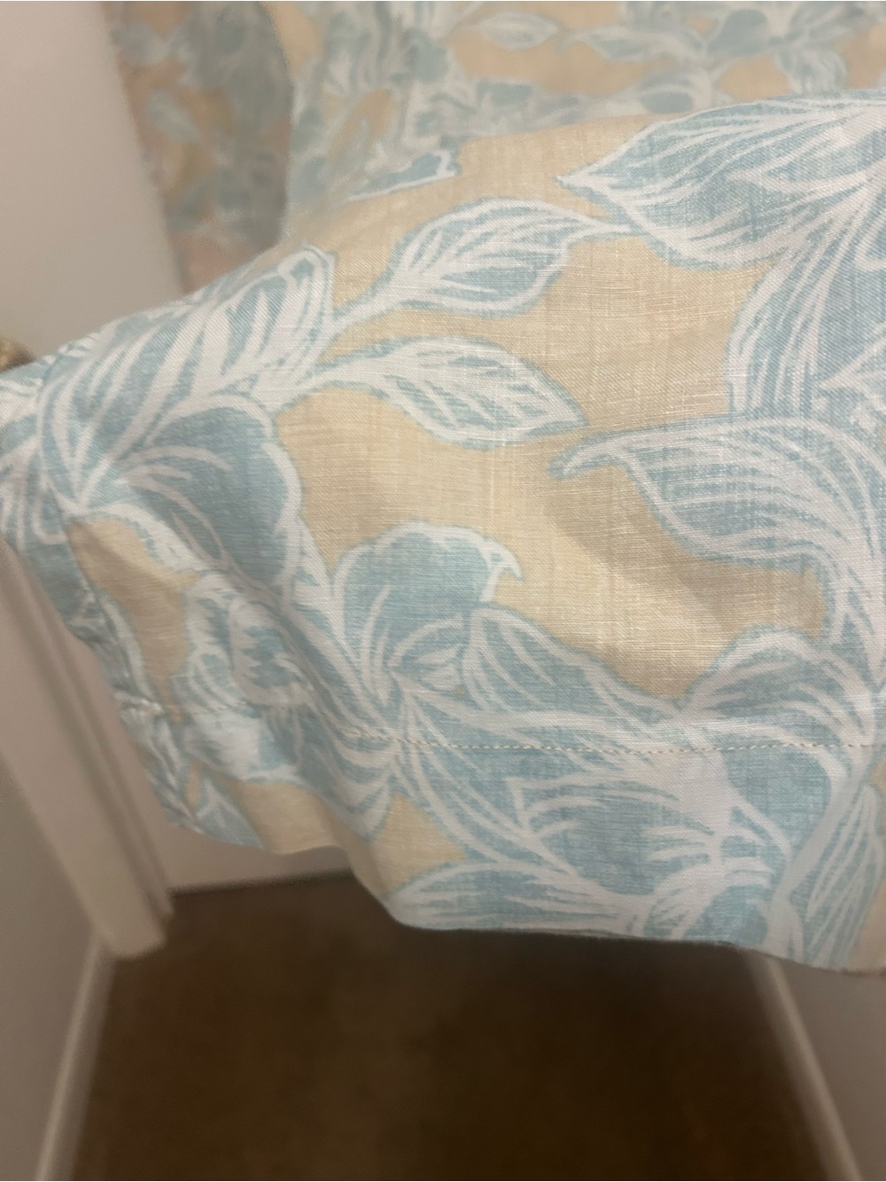 Tommy Bahama Beige Pants with Light Blue Floral Print - Picture 3 of 7
